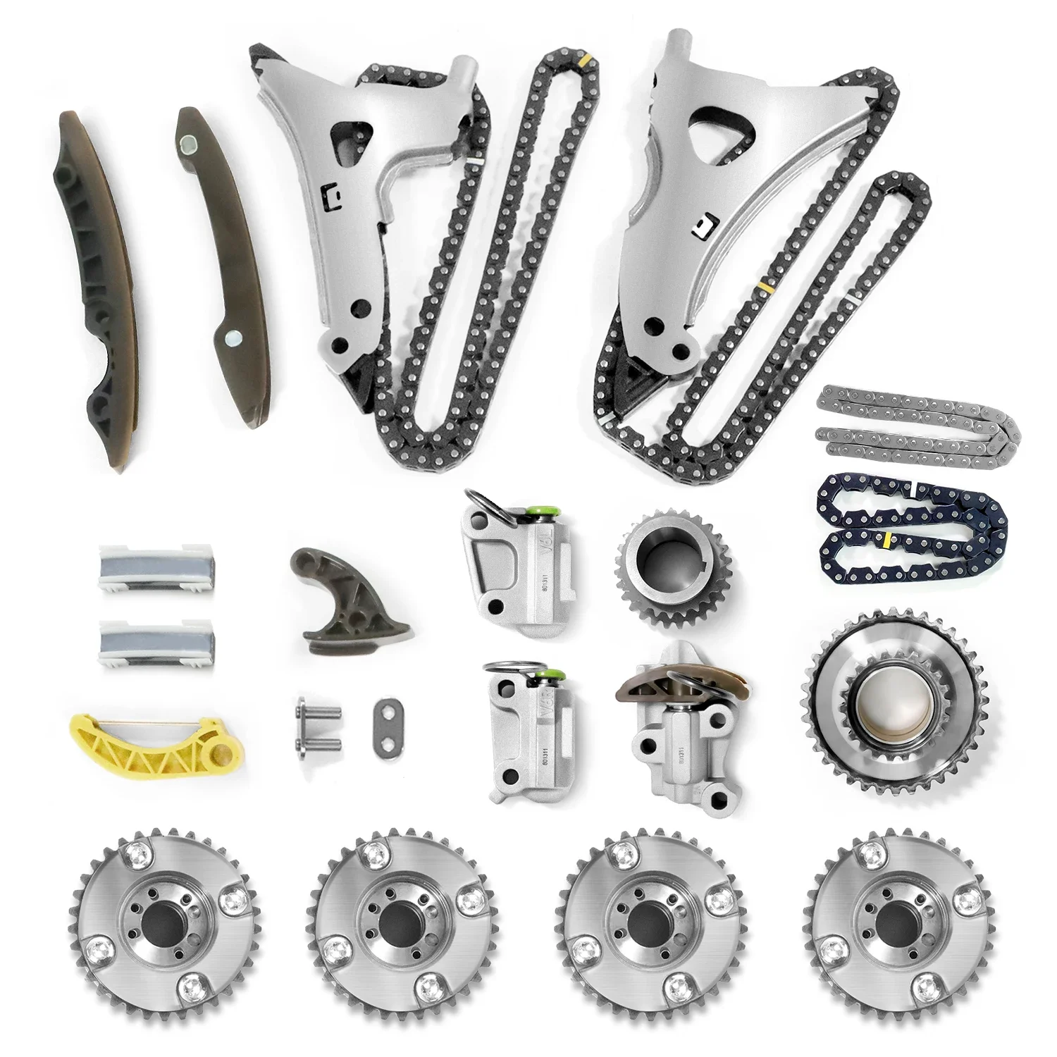 Timing Chain Kit Camshaft Adjusters For M276E350 Gl450 E400 Ml350 W212 A207 W221 3.0t 3.5l 2760501800 2760503700