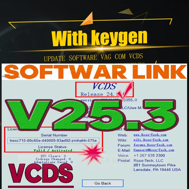 

UPDATE SOFTWARE VAG COM VCDS OBD2 Scanner HEX V2 USB Interface FOR V-WAUDlSkod-aSeat Unlimited VINs Atmega162 Multilingual TOOL