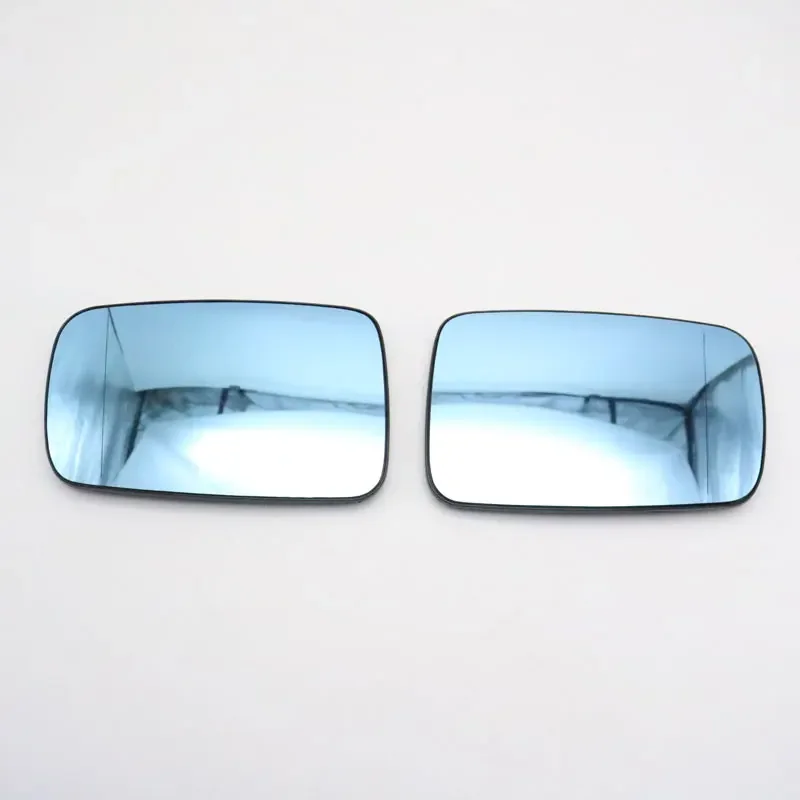 Espejo retrovisor de puerta lateral de coche, lente de cristal azul con calefacción, para BMW serie 7, E65, E66, E67, 2001, 2002, 2003, 2004, 2005 -