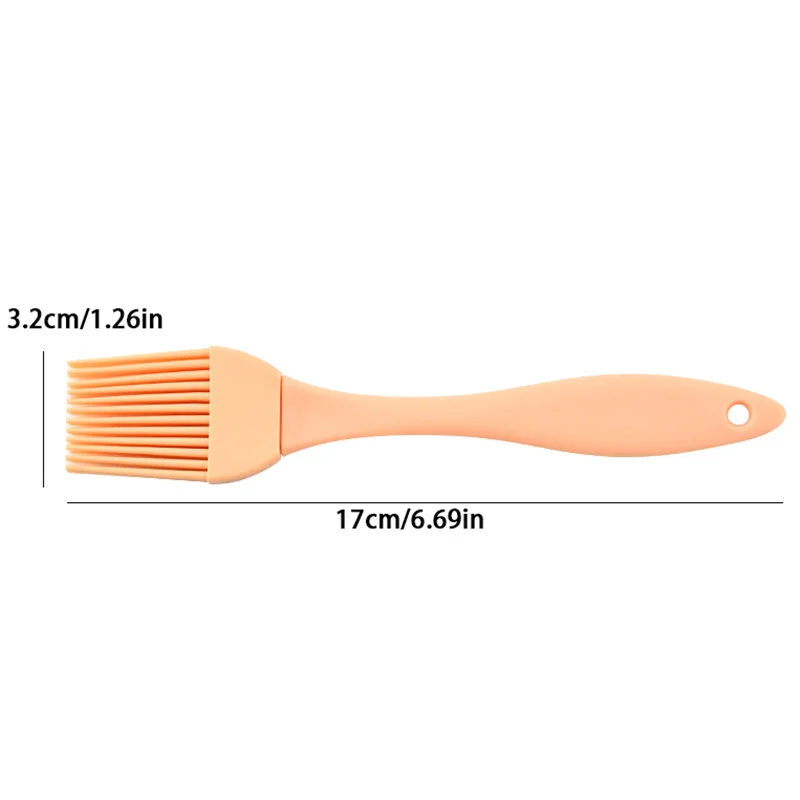 Home Kitchen Baking Cooking Tools Silicone Oil Brush Seasoning Sauce Cake Bread Butter Egg Heat Resistant Barbecue Basting Brush