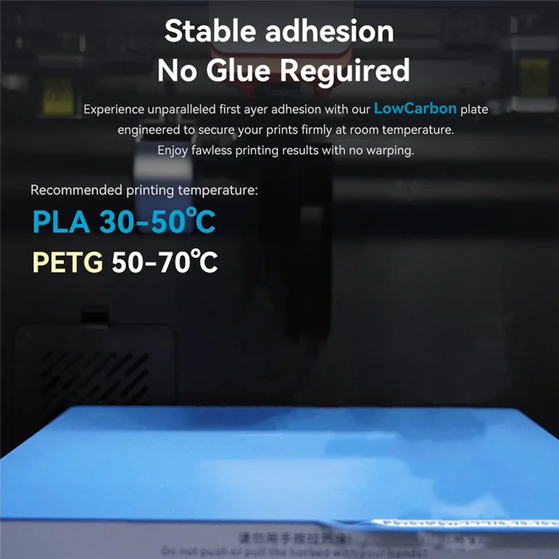 ل كوبرا S1 لوحة باردة 264X276mm ورقة على الوجهين بناء لوحة درجة حرارة منخفضة Heatbed لملحقات الطابعة ثلاثية الأبعاد #4