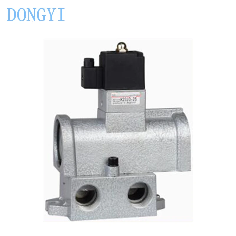 Two Position Three-way Shut-off Solenoid Valve K23JD-08 K23JD-10 K23JD-15 AC220V DC24V