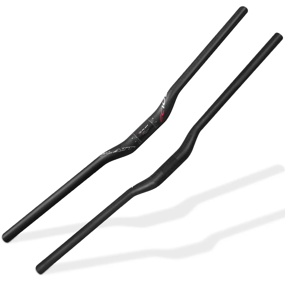 Chinese Famosa Marca MTB Carbono Guiador Plana Ou Subir 31.8x680mm 720mm 760mm