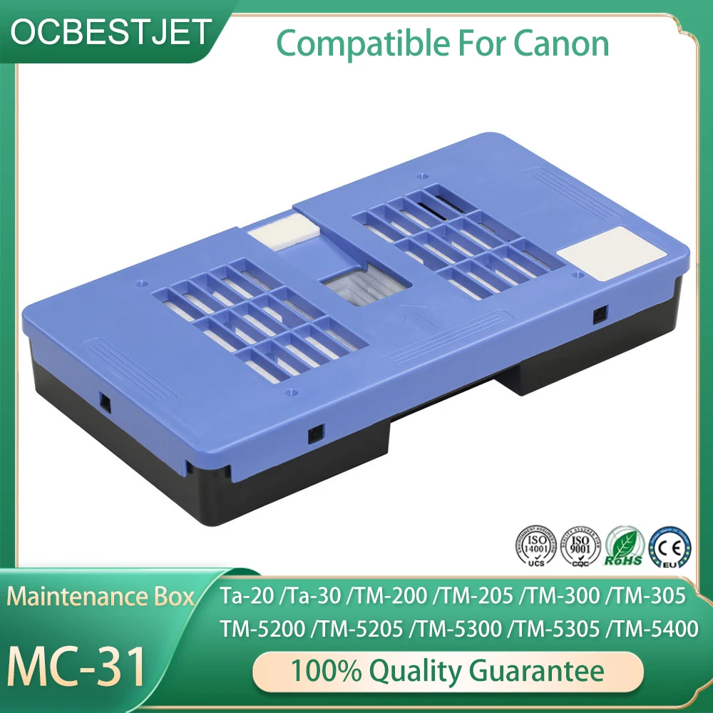 

For Canon MC-31 Maintenance Box for Imageprograf TM-200 TM-205 TM-5200 TM-5205 TM-5300 TM-5305 TM-305 TM-300 TA-20 TA-30 Printer