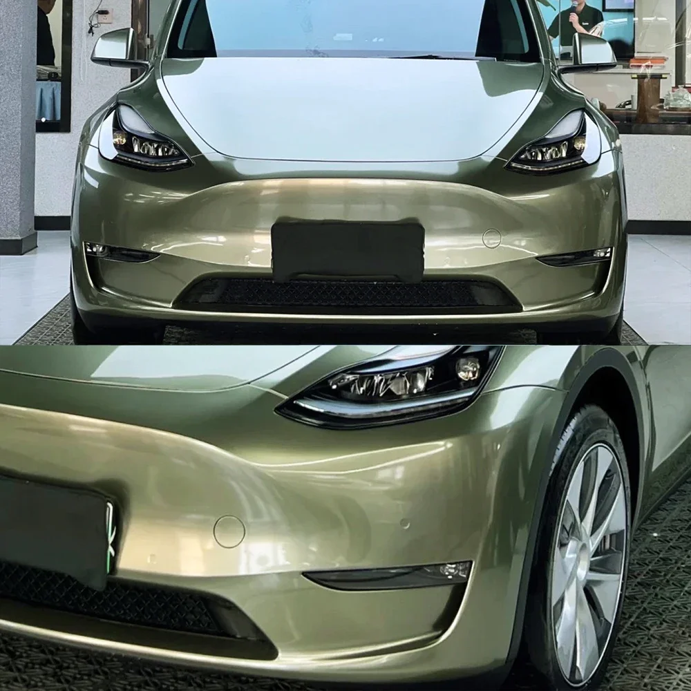 

Зеленая автомобильная наклейка PET Pangu, автомобильная виниловая пленка, самоклеящаяся водостойкая пленка без воздуха, аксессуары для украшения кузова мотоцикла