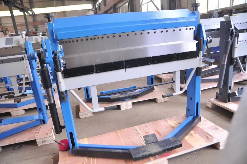 qwe PBB1020/3SH PBB1270/3SHManual Sheet Metal Folding Hand Brake  Pan and Box Brake Machine Segment Blades