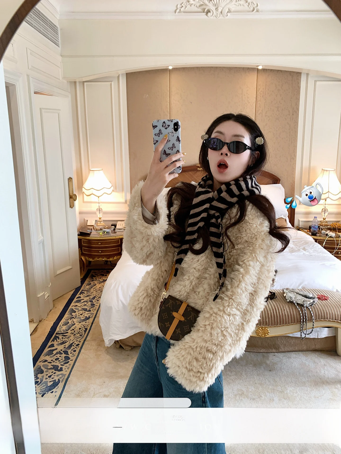 

Женская зимняя куртка Stberry Jump Lazy Sle из искусственного меха, теплая повседневная верхняя одежда в стиле ретро, цельная кожаная меховая куртка