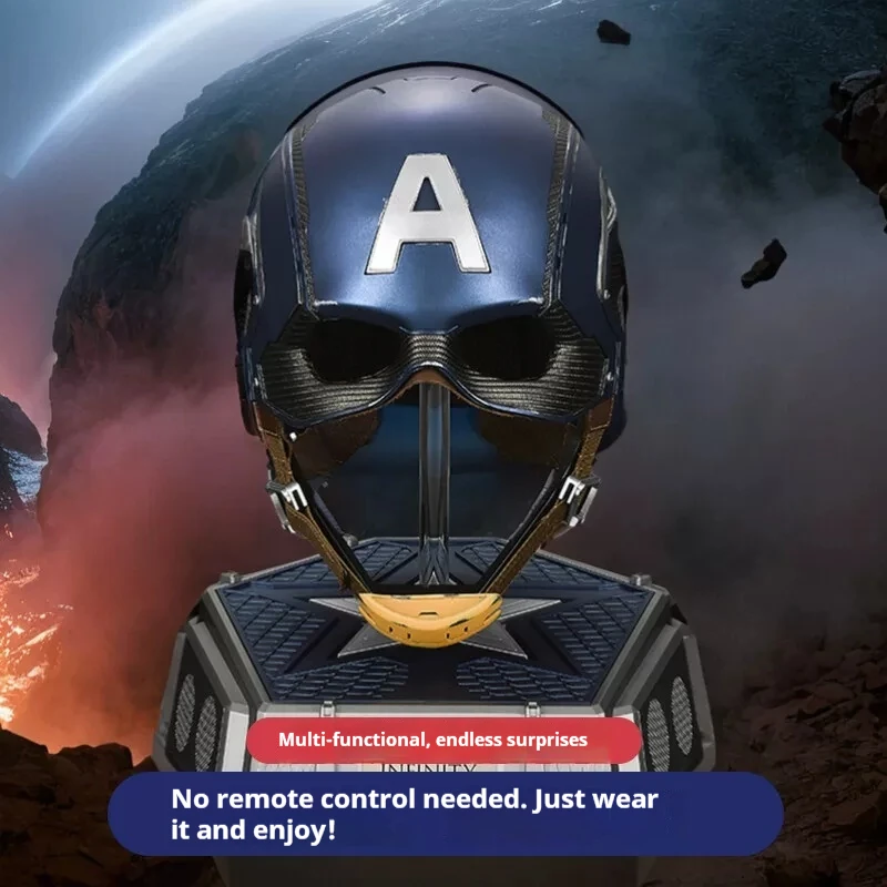 Hot Genuine Killerbody Marvel Captain America Helmet Wearable Collectible 1/1 Mask Cosplay Headset For Fans And Hobbyists Gift