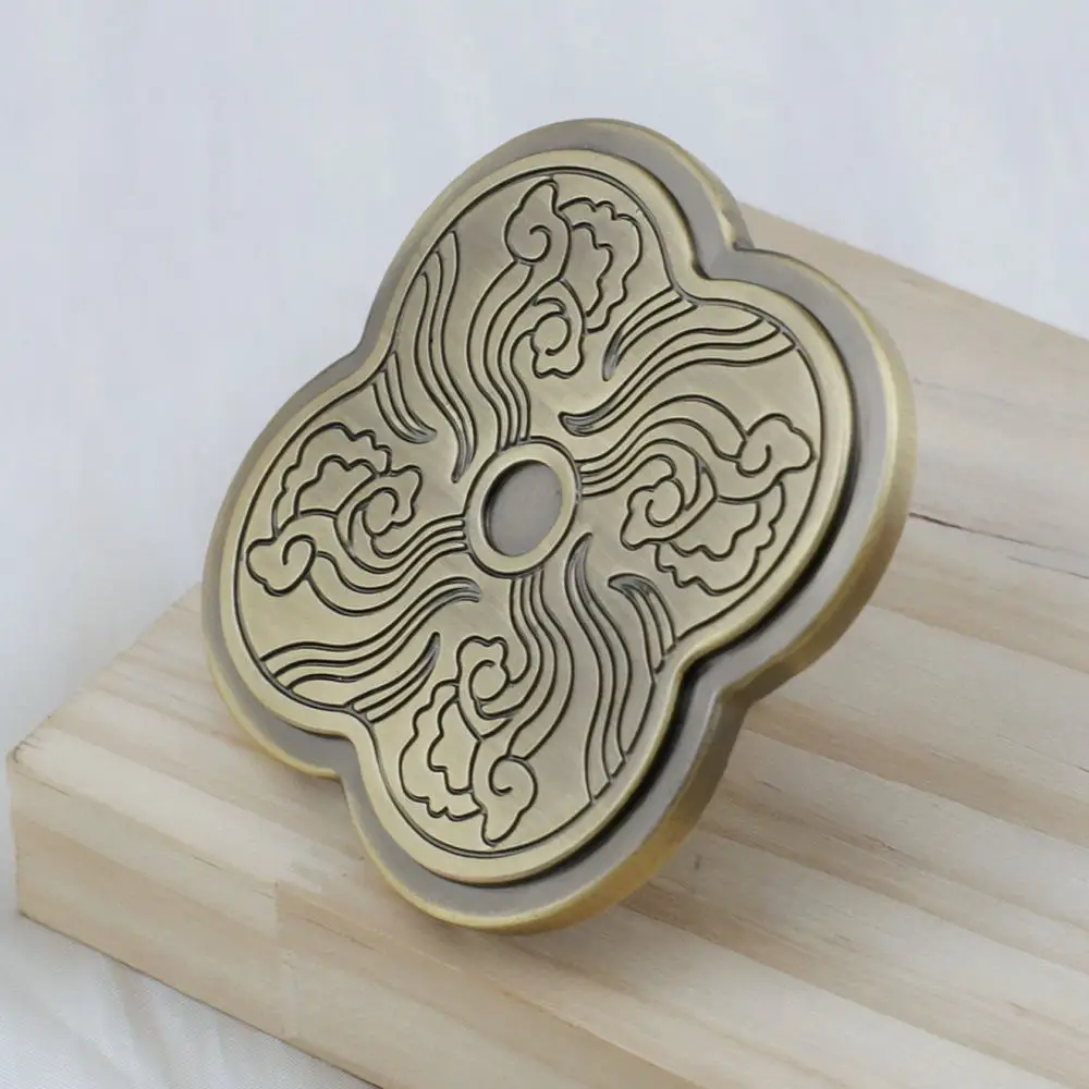 Vintage Style Zinc Alloy Cabinet Pull Classic Chinese Cloud Design Furniture Handle Durable Drawer Knob For Wardrobe