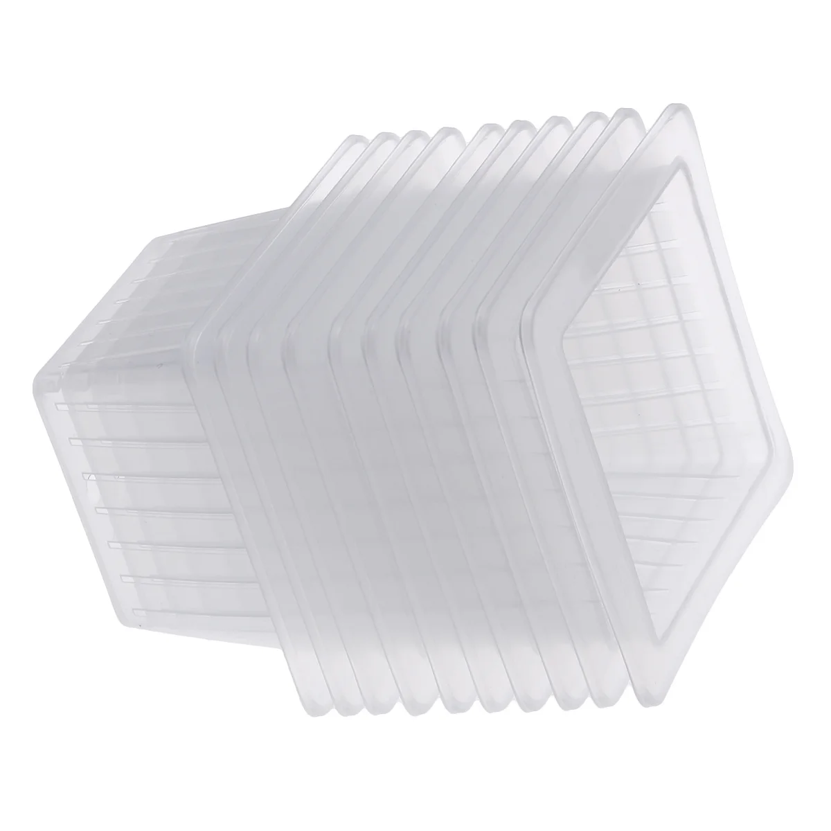 

10pcs Planting Baskets Square Green Plant Root Holder Soilless Culture Pot Hydroponic Flower Garden Reusable Uv Resistant