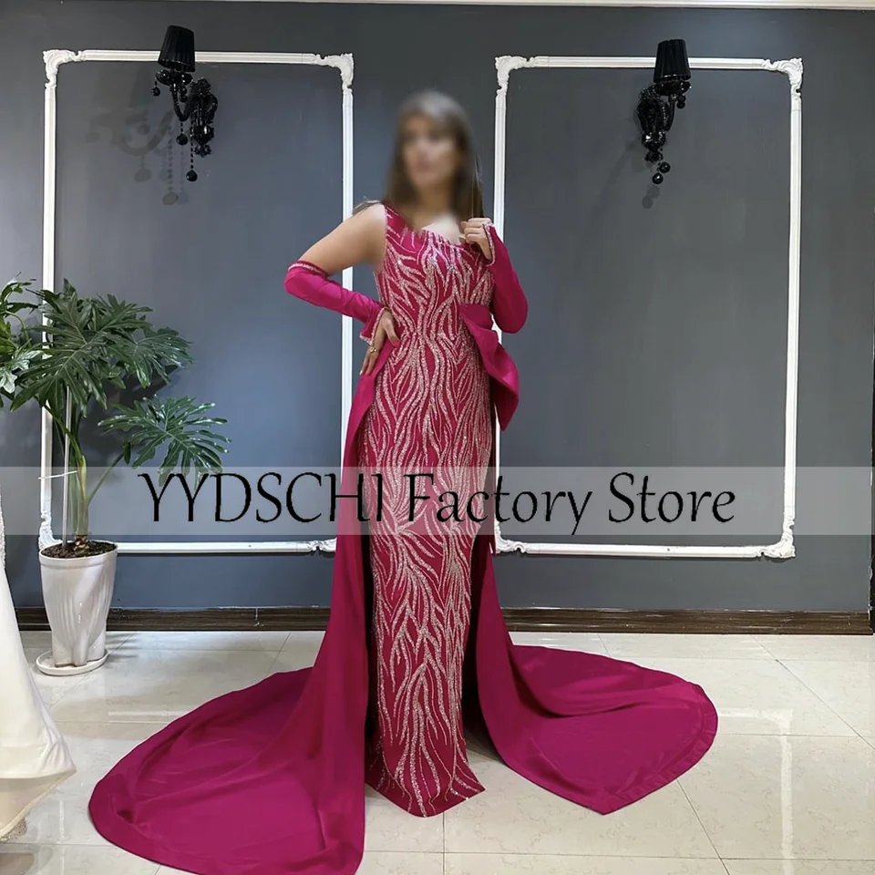 

Luxury Saudi 2023 Sequin Cocktail Evening Party Dresses Stain Dress Beading Prom Dresses Sexy Formal For Women vestidos de noche