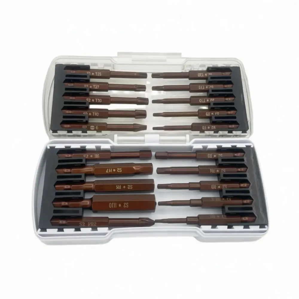 Magnetic Screwdriver Bit Set Extended Drill Driver Head Alloy Steel Multi Purpose Phillips Torx Hex Repair Tool Kit Set