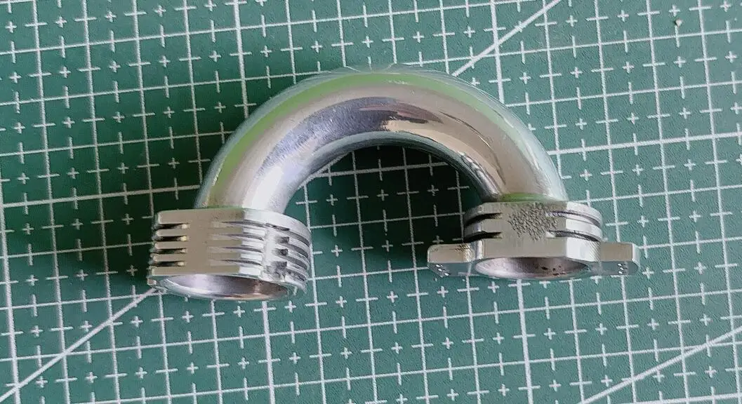 Bent Tip/Aluminum Alloy/Exhaust Pipe for HPI HSP 1/8th Scale Gas Cars Nitro Gas Engine-21CXP VX .21 Taiwan Vertex car ruck