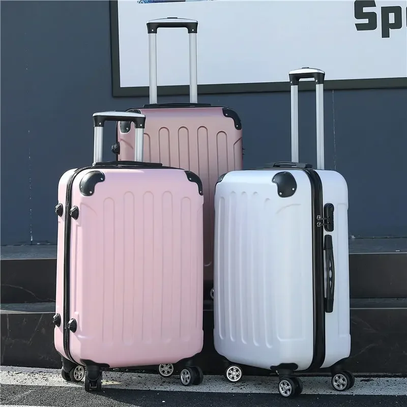 Nieuwe Stijl Man en Vrouwen Reisbagage Zakelijke Trolley Koffer Tas Spinner Boarding 20/22/24/26/28 Inch Universele Wiel