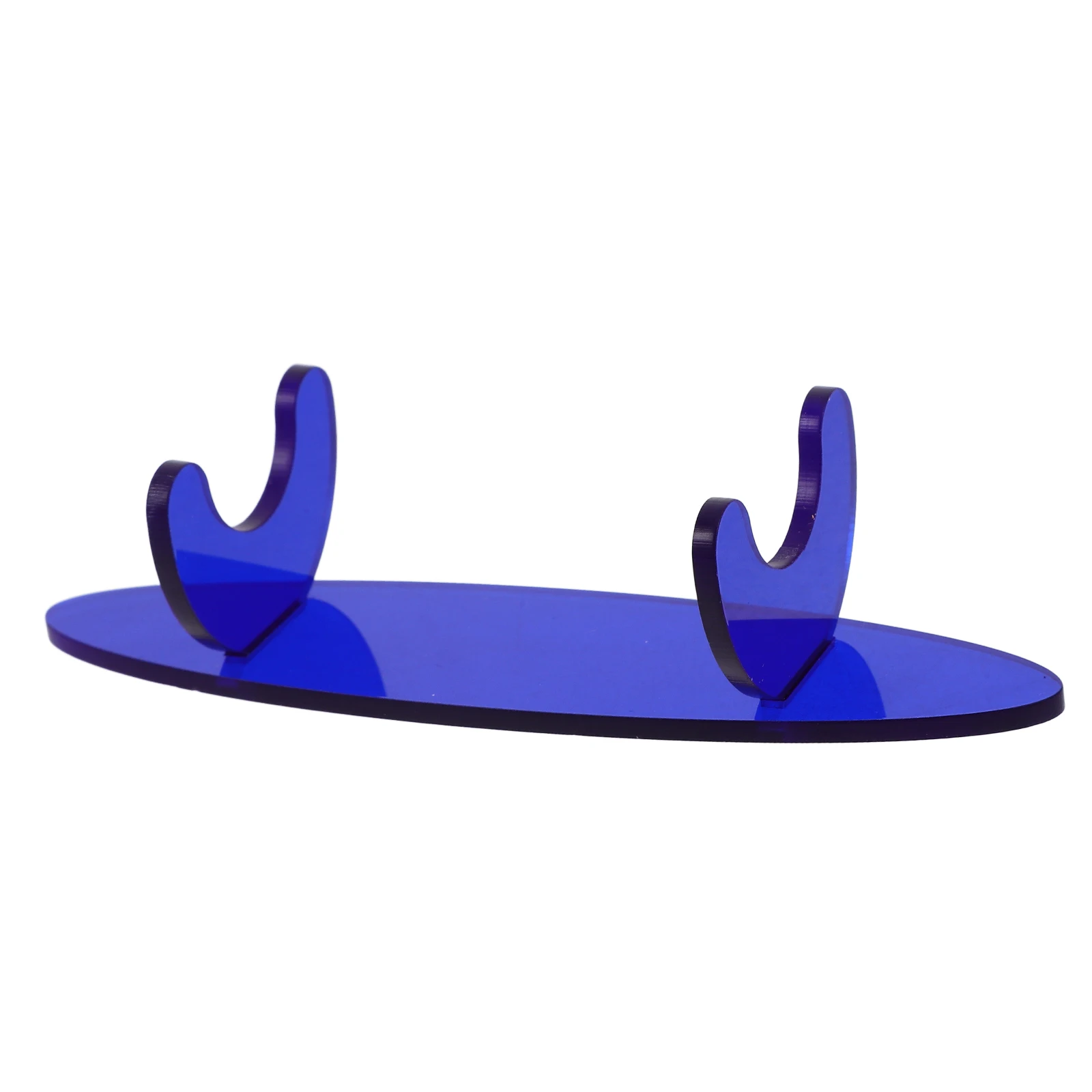 

Acrylic Desk Pen Holder Dark Blue Stylish Fountain Ballpoint Pencil Calligraphy Brush Display Rack Organizer Sword Stand