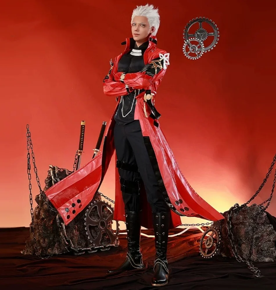 

COSMART Honkai: Star Rail Fate Archer EMIYA Косплей Костюм Cos Game Аниме Вечеринка Униформа Хэллоуин Играть Ролевая Одежда Одежда