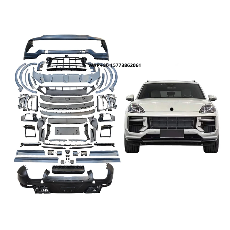 

Front Bumper Kit SportDesign Surround Coupe New Rear Upgrade for PAG 2018-2023 Cayenne E3 9Y0.1 Turbo GT
