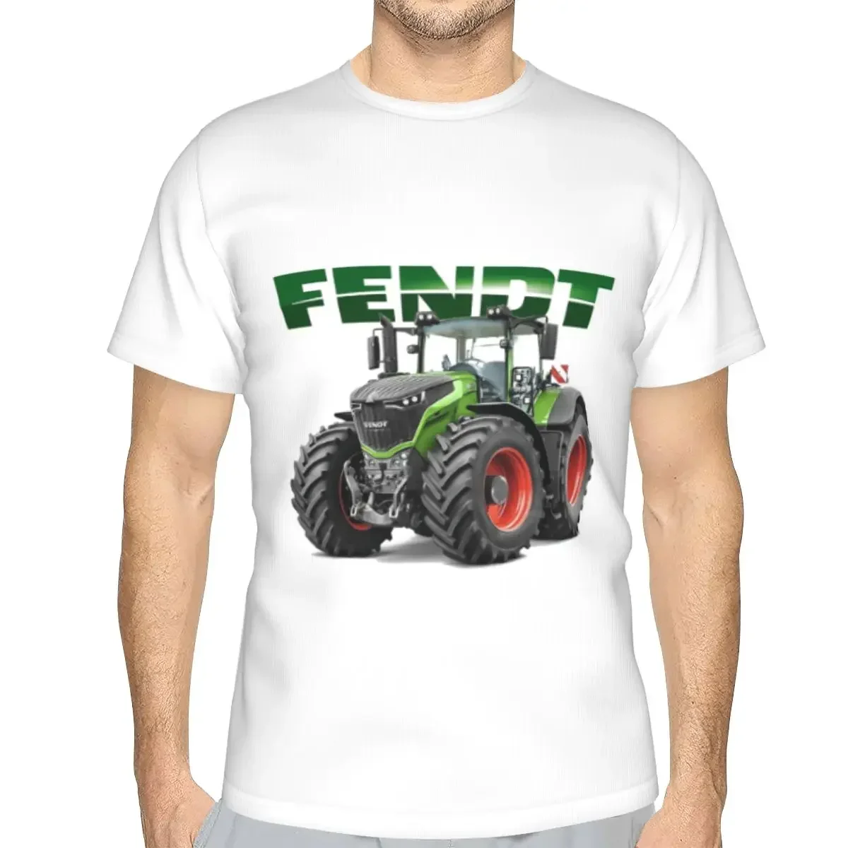 Fendt German Tractors polyester T-Shirt Men'sFunny T Shirts Men O-Neck Short Sleeve