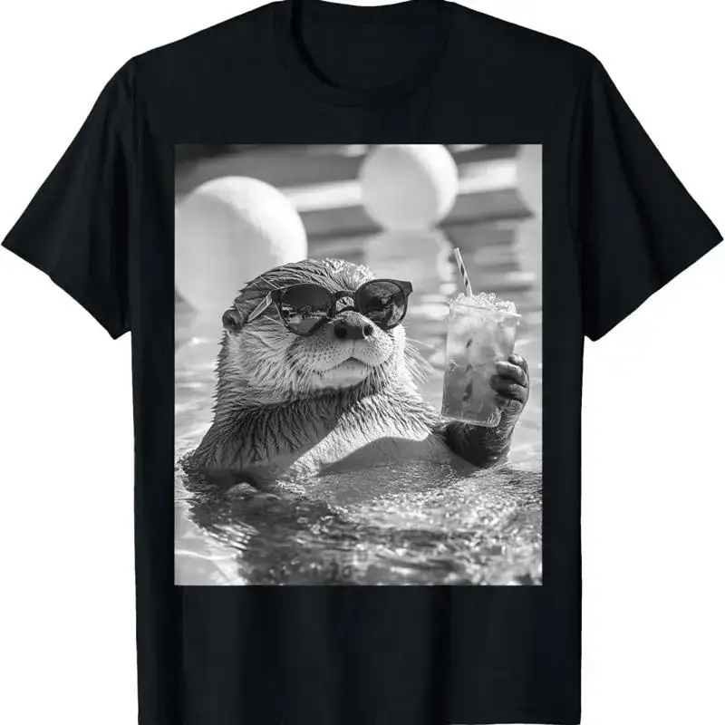 Cool Otter Selfie T Shirt