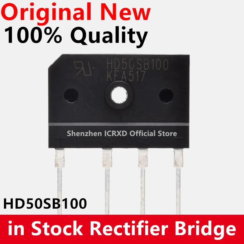 Puente Rectificador HD50SB100 50A 1000V GBJ5010, 5 piezas-10 piezas, nuevo