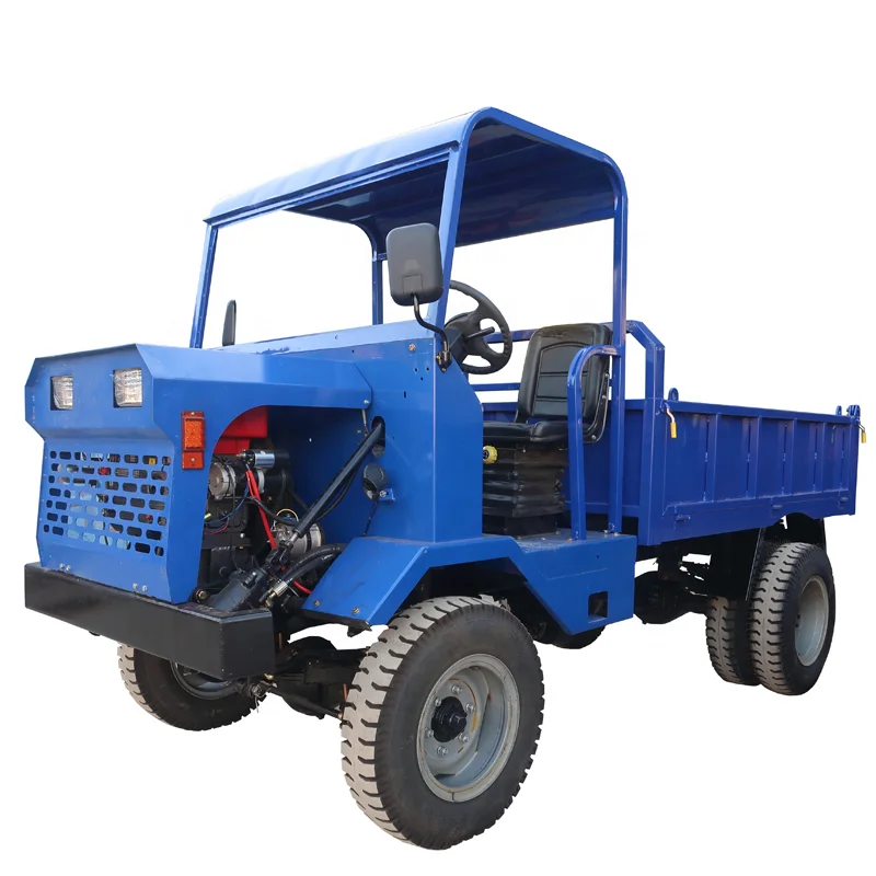 High Quality Factory Supply Hydraulic 4 Wheels Cargo Dumper Small Dump Truck for Mining Diesel Mining Dumper Truck