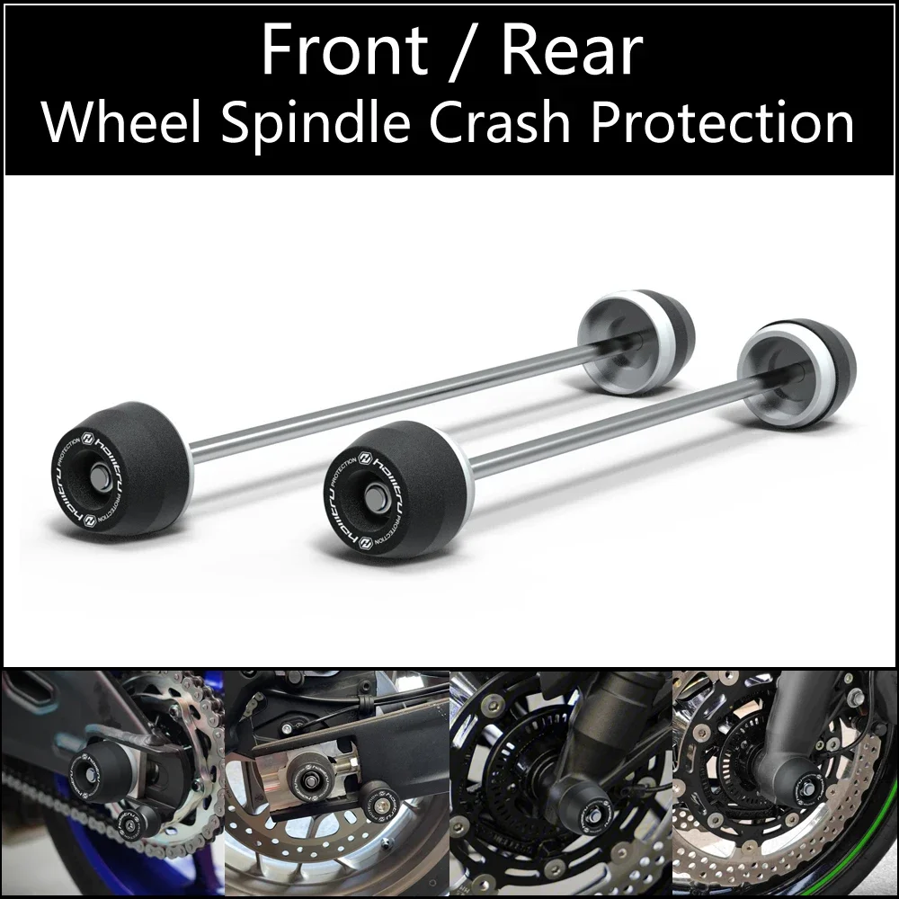 

Front Rear wheel Spindle Crash Protection For Suzuki V-Strom 1000 XT GTA X GTA / V-Strom 1050 XT / 2014-2023