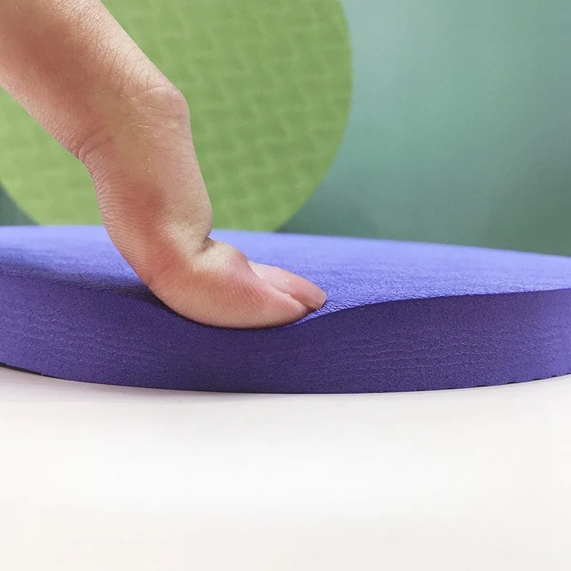 2 قطعة وسادة توازن اليوغا TPE ، وسادة اليوغا ، وسادة دعم الذراع ، وسادة الركبة ، وسادة الكوع ، وسادة اليوغا الدائرية وسادة دعم الركبة اللياقة البدنية