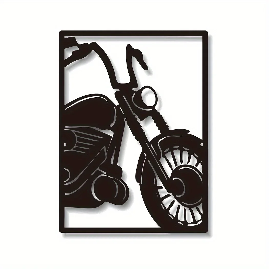 HelloYoung Motorcycle Metal Sign, Motorbike Wall Art Motorcycle Gift,Bike Wall Decor,Indoor Decor,Biker Gift,Motor Cross Sign