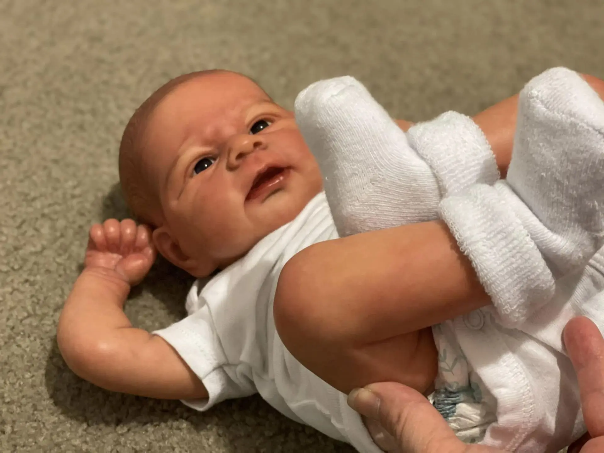 Reborn Panno Corpo Silicone Vinile Baby Doll Regalo di Natale per bambini Muñecas Reborn Bella Ragazza Principessa realistica Baby Doll Giocattolo per bambini