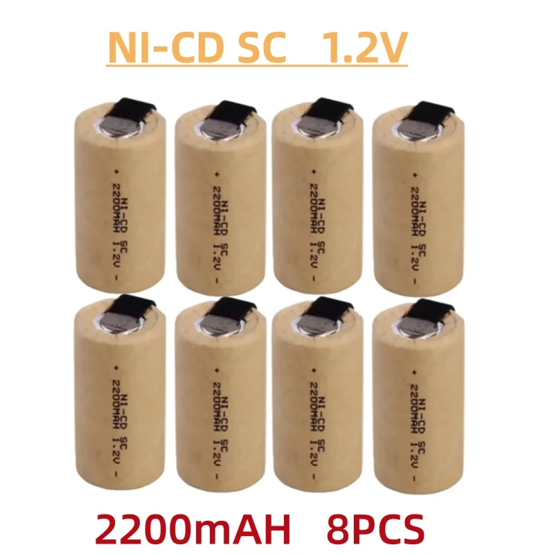 Roza cinnie-2200mAh Ni-Cd Rechargeable Battery for Makita Bosch Hitachi and DeWalt Power Tools, Screwdriver Battery, 1.2V