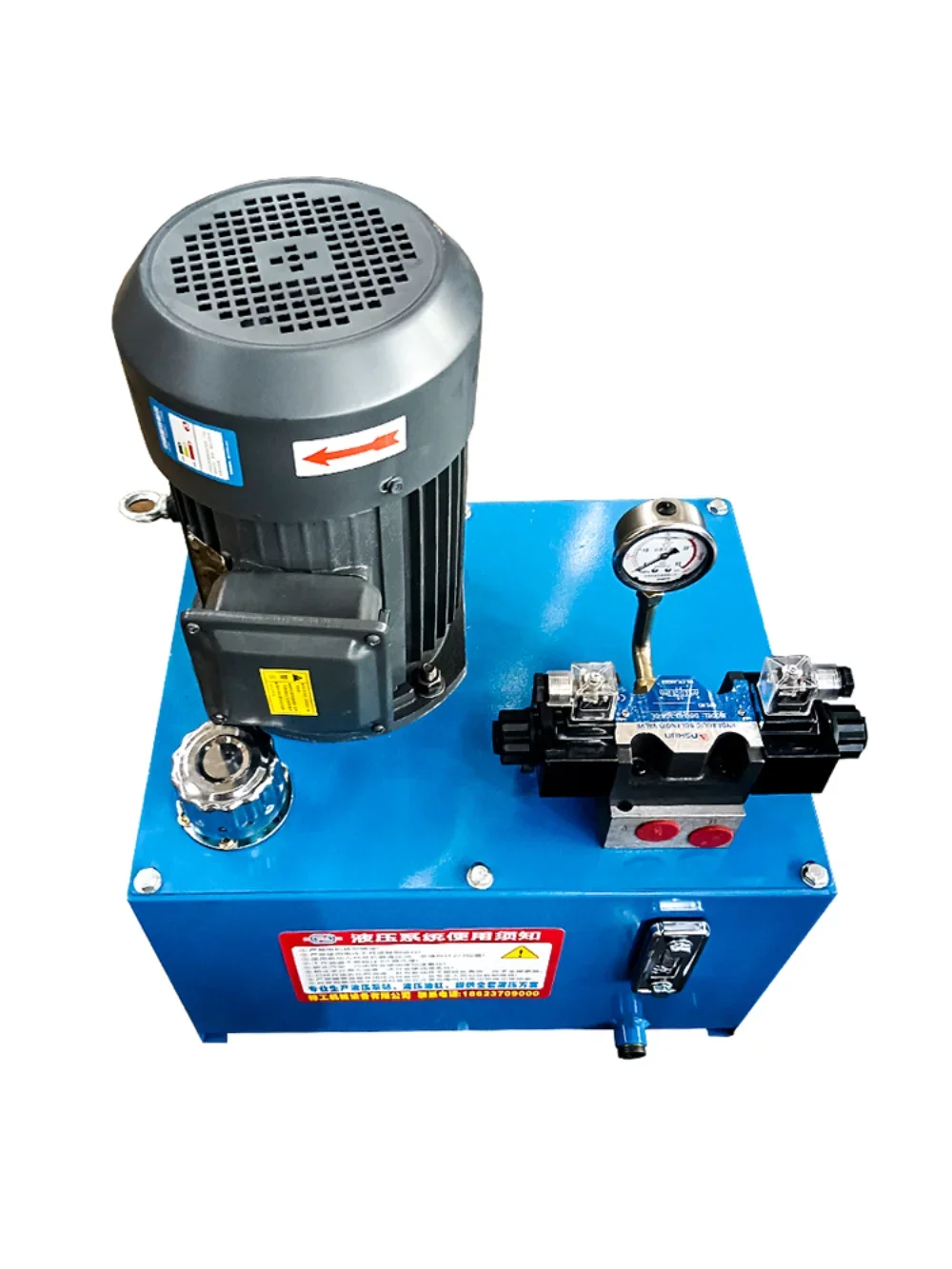 

Customized hydraulic system assembly small electric hydraulic oil pump station solenoid valve