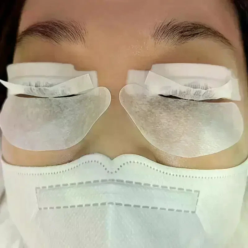 50/200/300PCS Eyelash Perm Covering Paper Keratin Eyelash Lifting Film Press Eyelash Pressing Paper Curling Fixing Eyelashes
