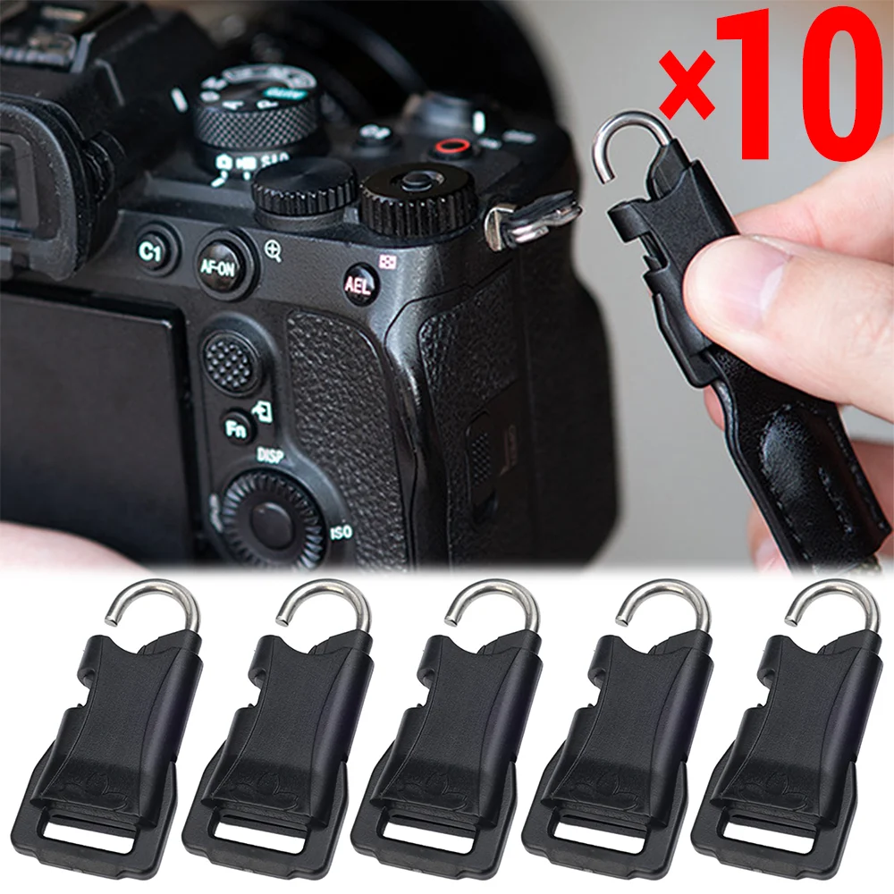 10-1 Pcs Quick Release Buckle Max Load 40kg Portable Camera Connector Buckles for Shoulder Strap Neck Wrist for Sony SLR Nikon