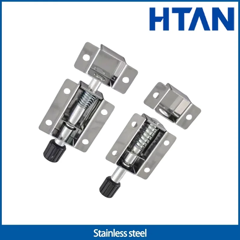 

Stainless Steel Button Spring Automatic Lock Industrial Electrical Anti-Theft Bathroom Door Lock Bolt