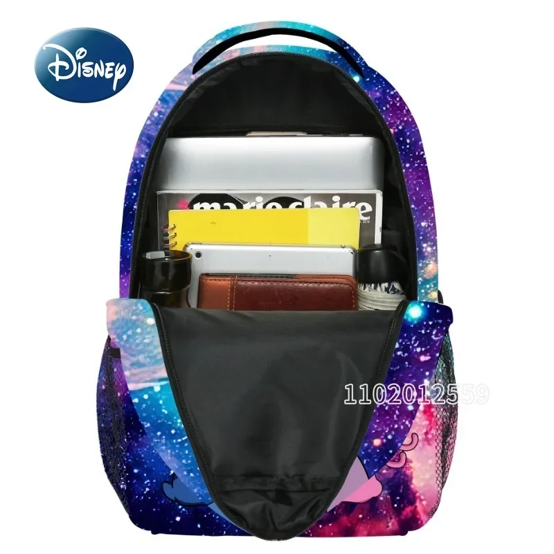 Новый детский школьный портфель Disney Stitch, детский рюкзак с мультяшным рисунком, вместительный рюкзак для начальной школы, детский рюкзак