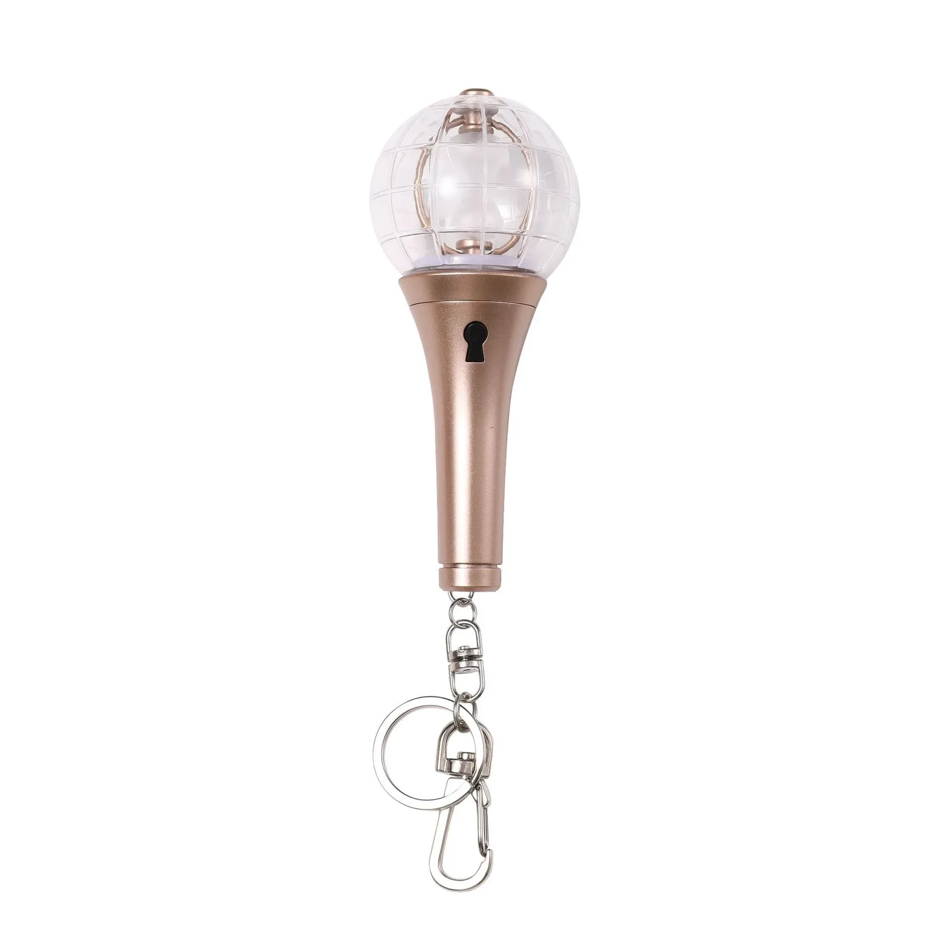 حار 14 أنماط Kpop عصا إضاءة صغيرة سلاسل المفاتيح أضواء إلكترونية حقيبة قلادة Keyrings الديكور المقتنيات المشجعين الهدايا