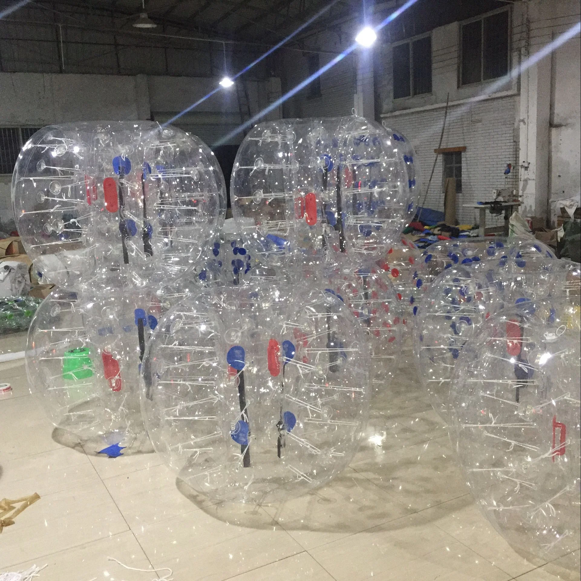 كرة قدم فقاعية من مادة PVC وTPU، كرة ممتصة للصدمات البشرية، كرات زورب رياضية قابلة للنفخ، كرة قدم فقاعية #4