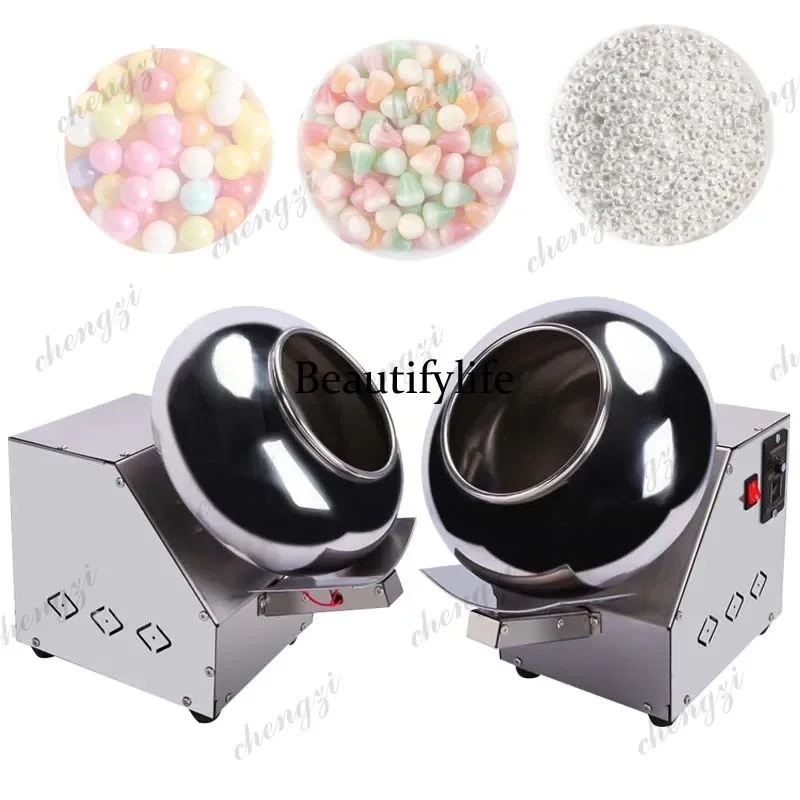 AB AB02  Sugar Coating Machine Small Sugar Film Coating Pan Machine For Tablet Chocolate Dragee Peanut