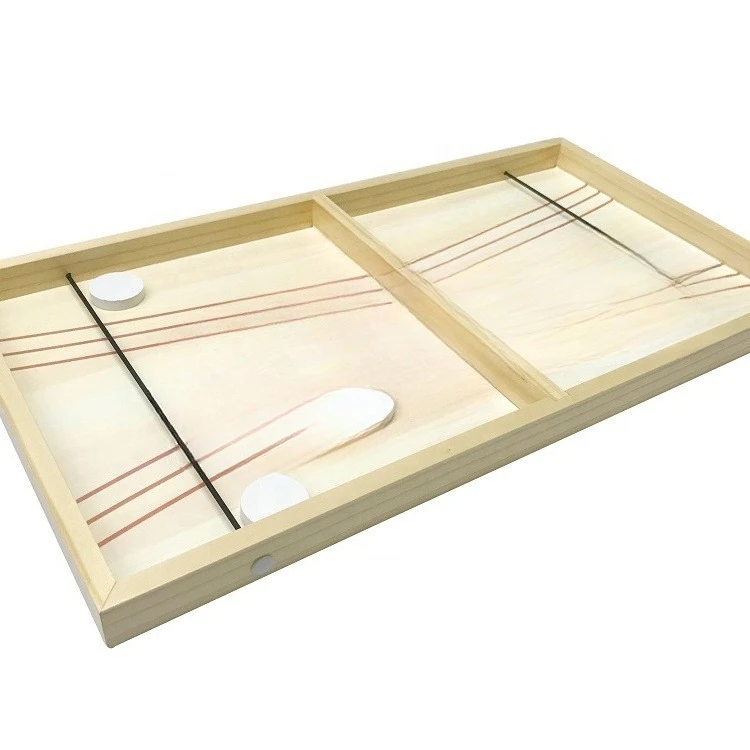 Fast Elastic Sling Ice Hockey Wooden Chess Games Children and Adults Table Games Toys Board Games