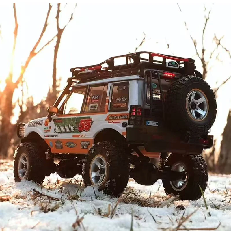 

JXC LR1801 профессиональный радиоуправляемый автомобиль с дистанционным управлением 1/18, модель внедорожного альпинистского автомобиля, 4WD, двухскоростной игрушечный автомобиль для мальчиков, гусеничная шина