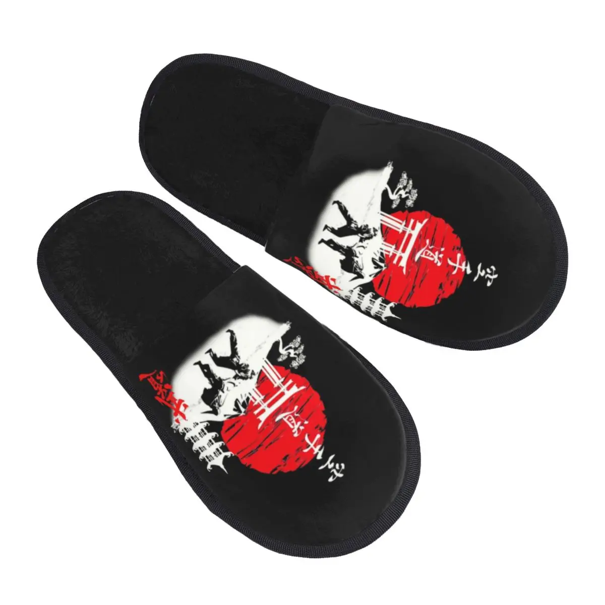 مخصص طباعة النساء بودو الروح الكاراتيه روح شبشب منزل لينة الدافئة فنون الدفاع عن النفس رغوة الذاكرة رقيق النعال داخلي في الهواء الطلق الأحذية