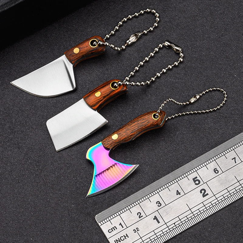 1pc Outdoor Mini EDC knife portable express parcel special knife multi function bottle opener key chain small kitchen knife