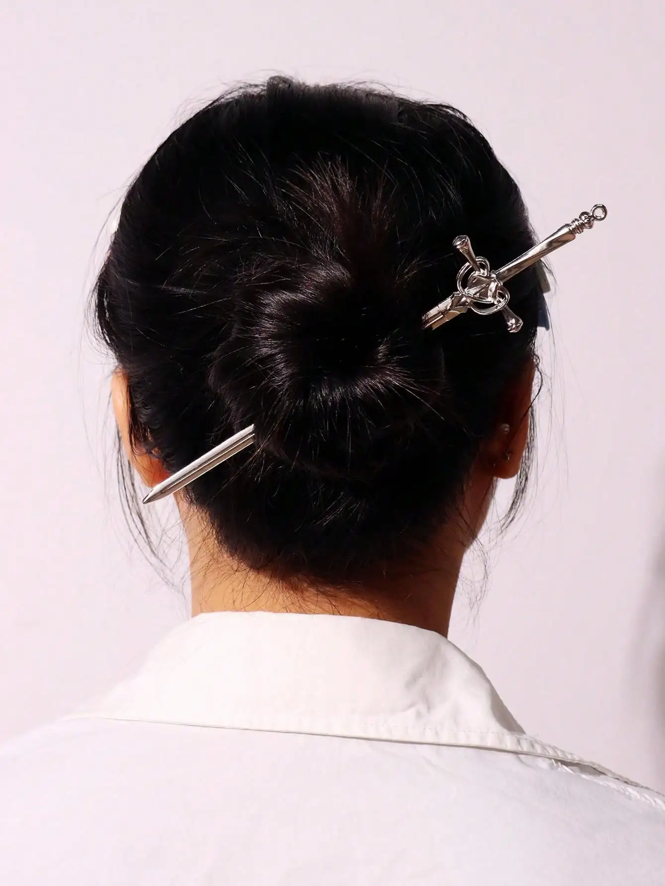 

1pc Traditional Chinese Style Ancient Sword Hair Clip For Women, Bun Extension, Hair Styling Pins,Summer,Holiday,Travel For Outdoor Activities, Vacation, Travel, Outfit Accessories, And Gifting