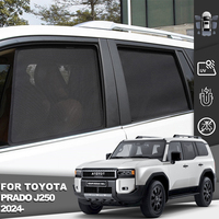 For Toyota Land Cruiser J250 2024 2025 Magnetic Car Sunshade Front Windshield Curtain Rear Side Baby Window Mesh Sun Shade Visor