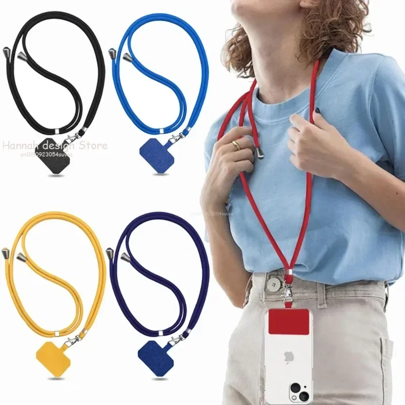 Universal Lanyard Mobile Phone Strap For iPhone 15 14 Xiaomi Samsung Gasket Hanging Neck Sling Multifunctional CellPhone Rope