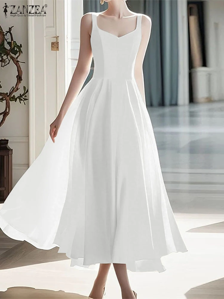 Der perfekte Nude-Look: Warum der ZANZEA Elegant Women Long Dress bei lini.klein nude so beliebt ist