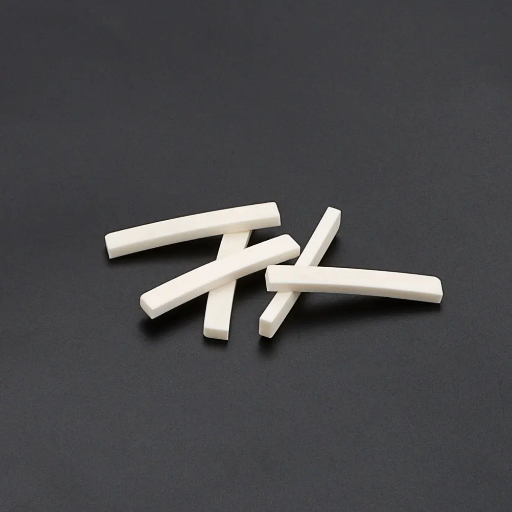 

5 Pcs Electric Guitar Accessories Nut Bridge Bone Blank Gadgets Saddle and Ivory for Acoustic Man