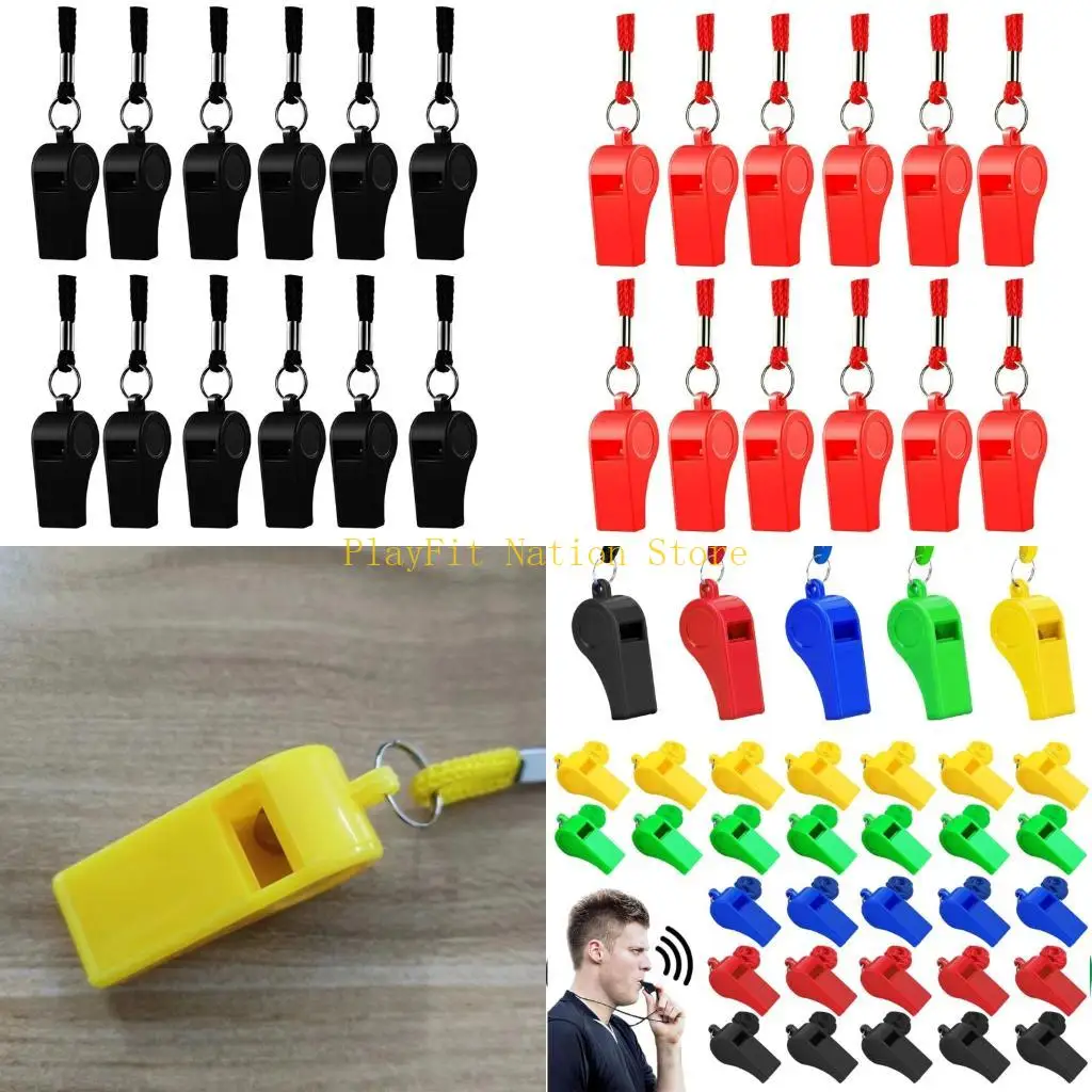 

242F 12Pcs Sports with Lanyard for Referees,Teachers,Officials, Polices