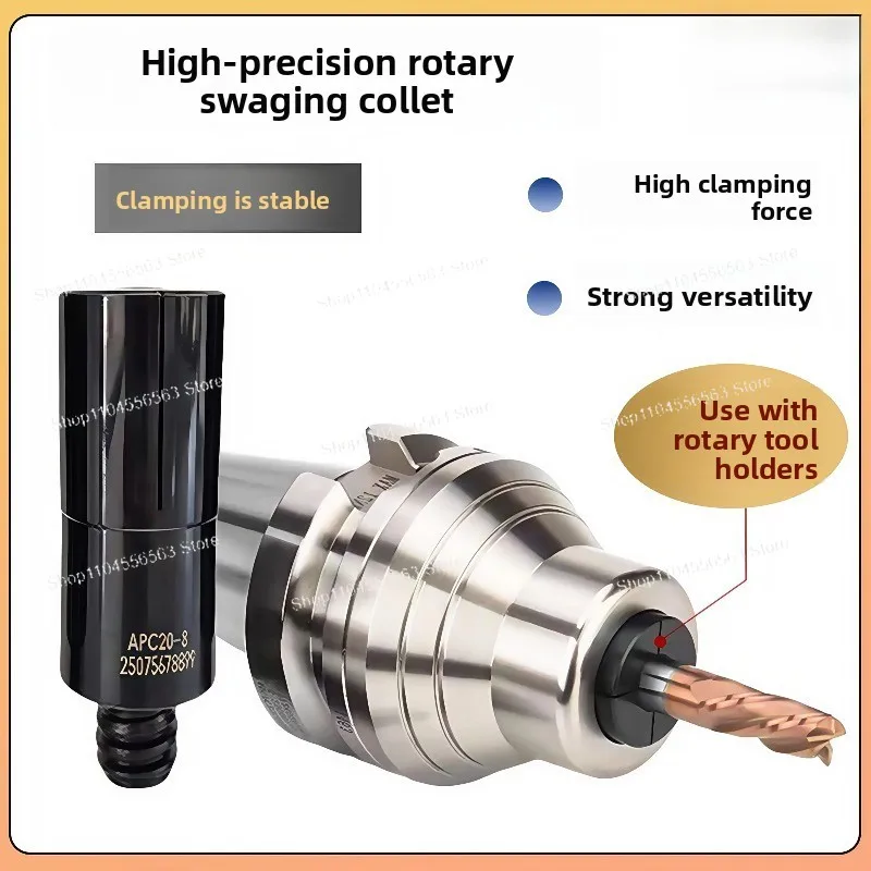 High precision spinning collet APC20  chuck anti-seismic 0.003 precision shank universal chuck