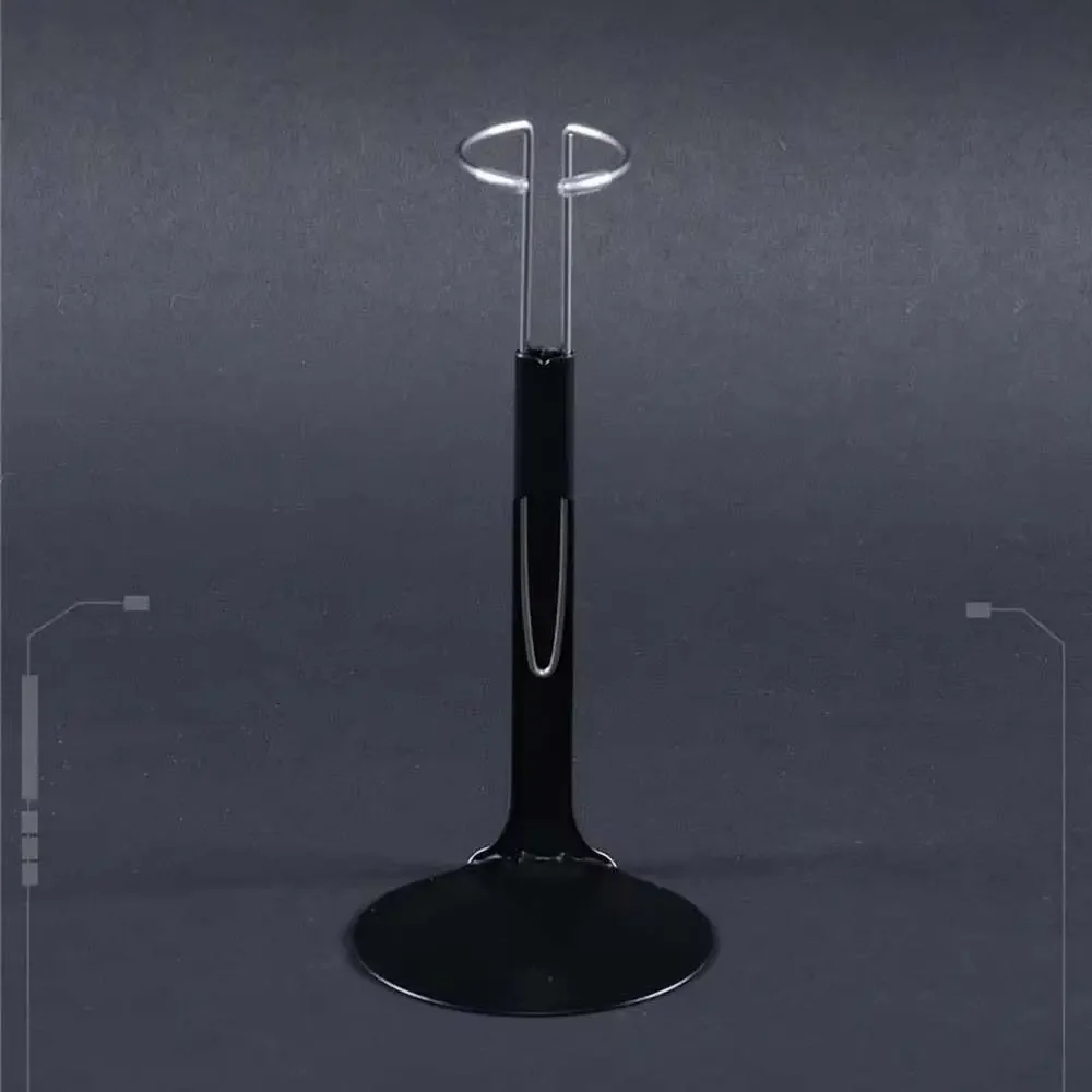 U-Shape Doll Display Stand 1/6 Scale Adjustable Doll Bracket Support Black White Figure Organizer Figure Models Stand DIY